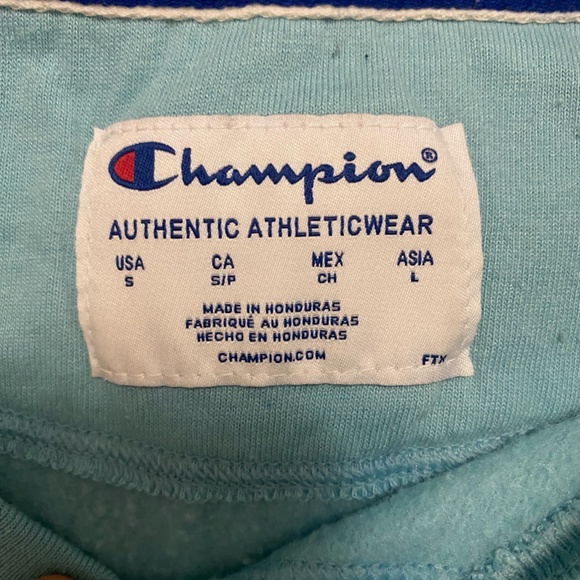 Light Blue Champion Sweater - Picture 3 of 3